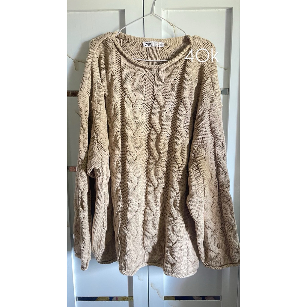 preloved atasan rajut zara