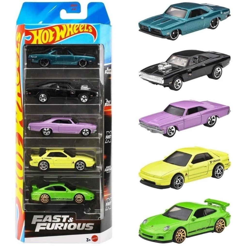 Hot Wheels Reguler Gift Pack 5 Fast and Furious