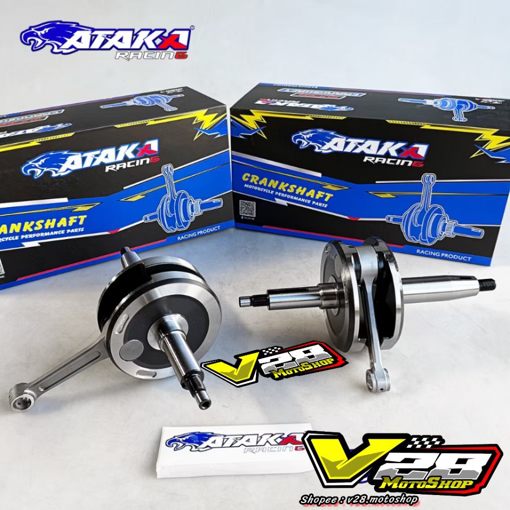ATAKA Racing KRUK AS Crankshaft +4.85mm +6.75mm MX KING V1 V2 VIXION R15 OLD V2 XABRE MX NEW - Krek 