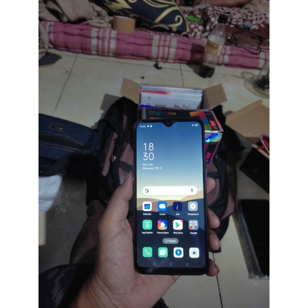 oppo f9 ram 4/64 (bekas/second)