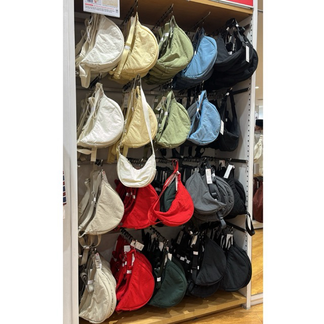 BEST SELLER SALE Uniqlo Tas Bahu Original Uniqlo Mini Round Slingbag Shoulder Tas Selempang Wanita P