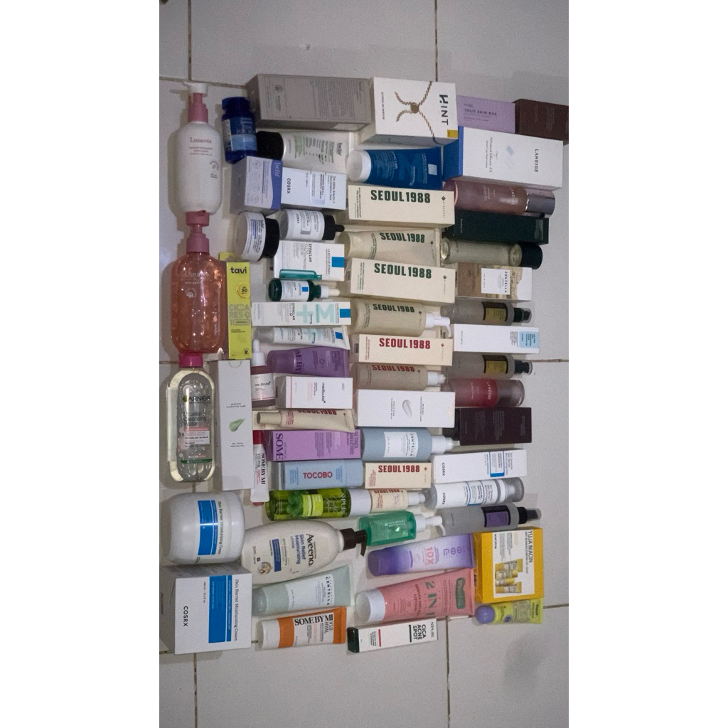 (PRELOVED) Skincare La roche posay/some by mi/ mineral botanica/tavi sunscreen/seoul 1988/belif/omg 