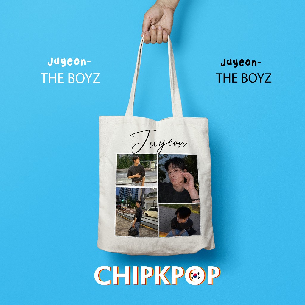 [PACKAGE SET] TOTEBAG JUYEON THE BOYZ I JACOB THE BOYZ I JUYEON  THE BOYZ TBZ KPOP I TOTEBAG KPOP I 