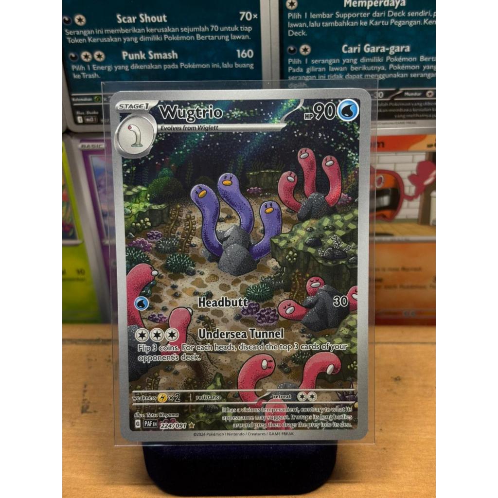 Wugtrio #224 Pokemon Paldean Fates
