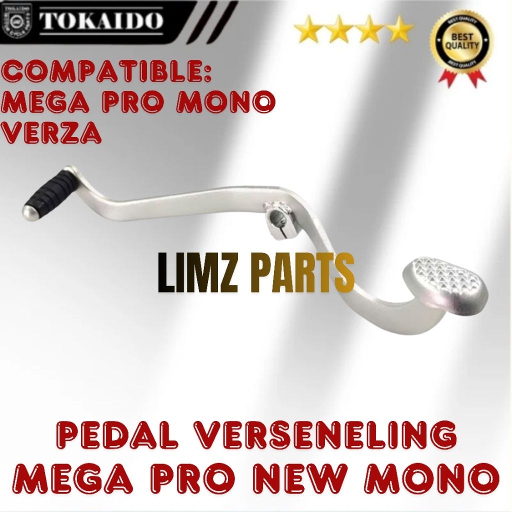 PEDAL VERSENELING OPERAN GIGI MEGA PRO NEW MONO SHOCK TOKAIDO .COMPATIBLE:
VERZA
MEGA PRO NEW MONO