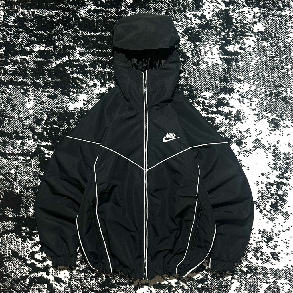 Windbreaker Nike List VINTAGE 90s BIG LOGO Colourblock