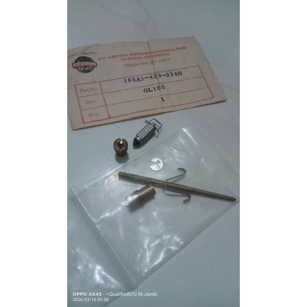 Repair Kit Karburator Honda GL 100 Original Astra Japan