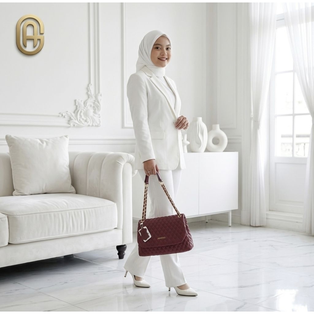 ABIEGO - ZAHRA SERIES tas wanita Tas selempang tas bahu tas pesta tas sling bag