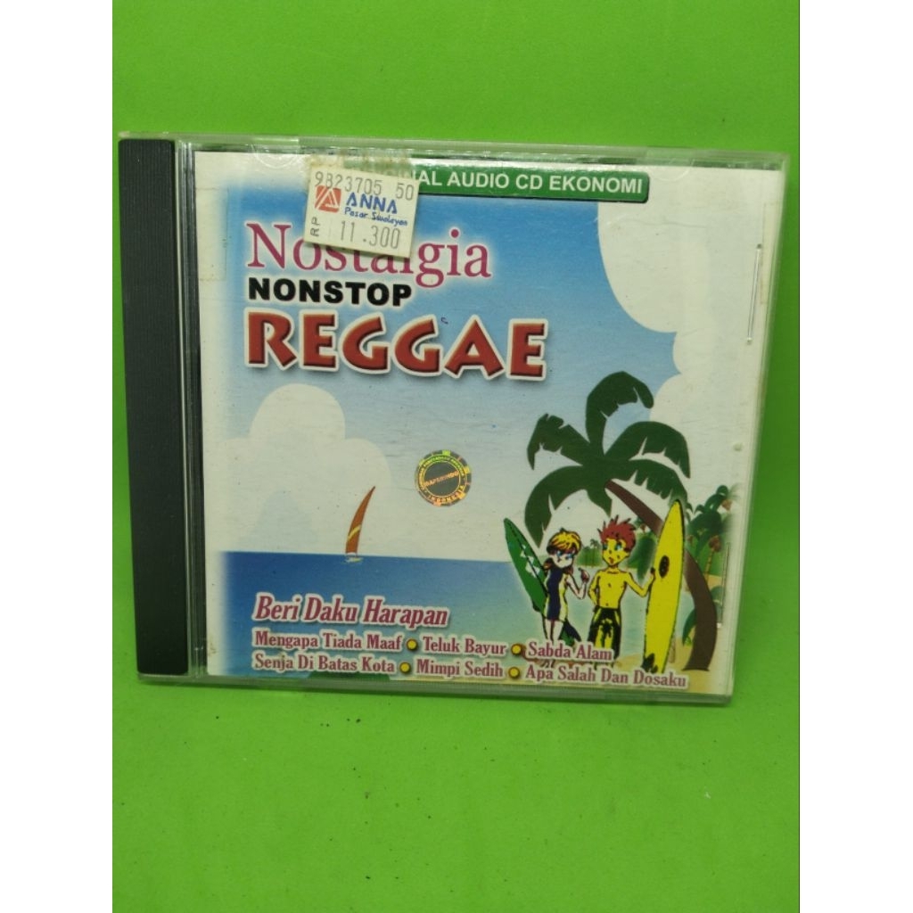 CD NON STOP REGGAE POP INDONESIA