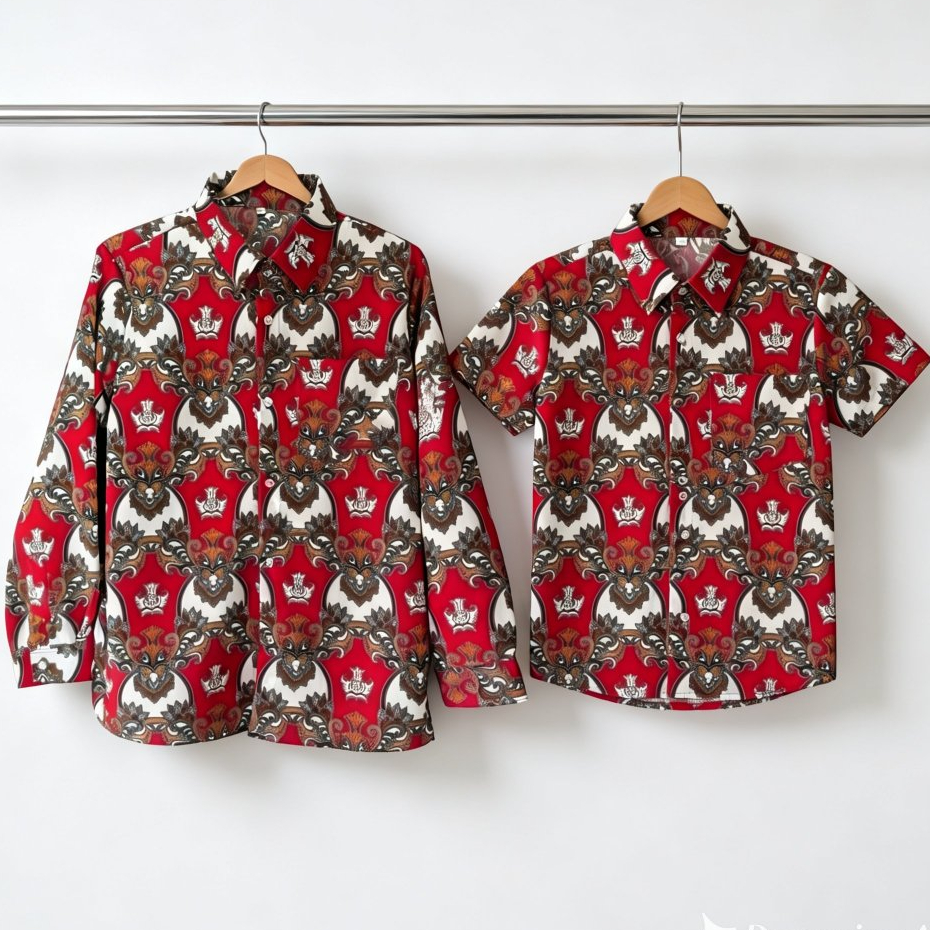 Seragam Batik Sekolah SD MI SRIWEDARI | Kemeja Batik Anak Laki Perempuan Unisex Cowok Cewek | Pakaia