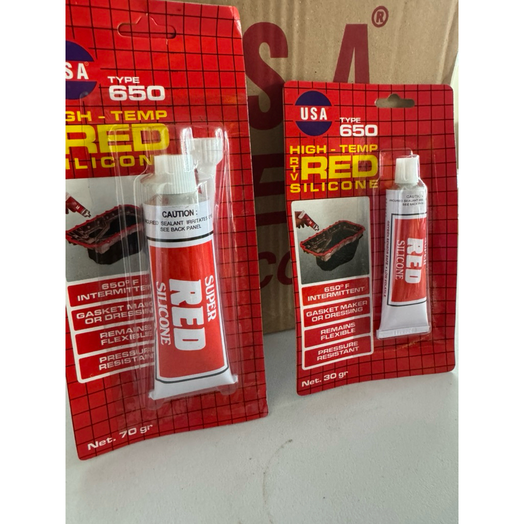 LEM RED USA 650 / LEM GASKET MERAH 30Gr & 70gr