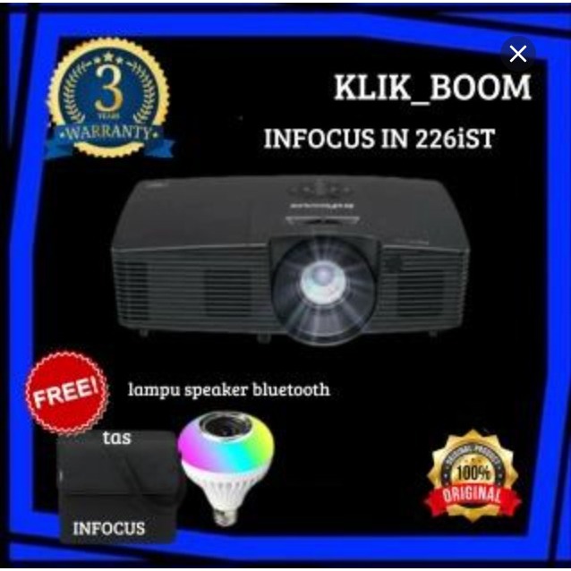Proyektor Infocus IN226 iST Original Projector