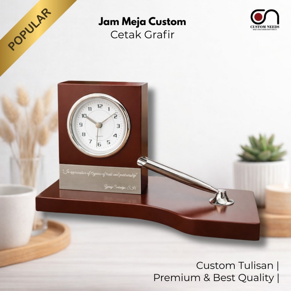 JAM MEJA CUSTOM GRAFIR - JAM MEJA PREMIUM