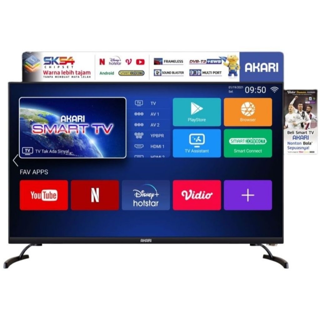 LED AKARI smart tv 32inch AT-5432S