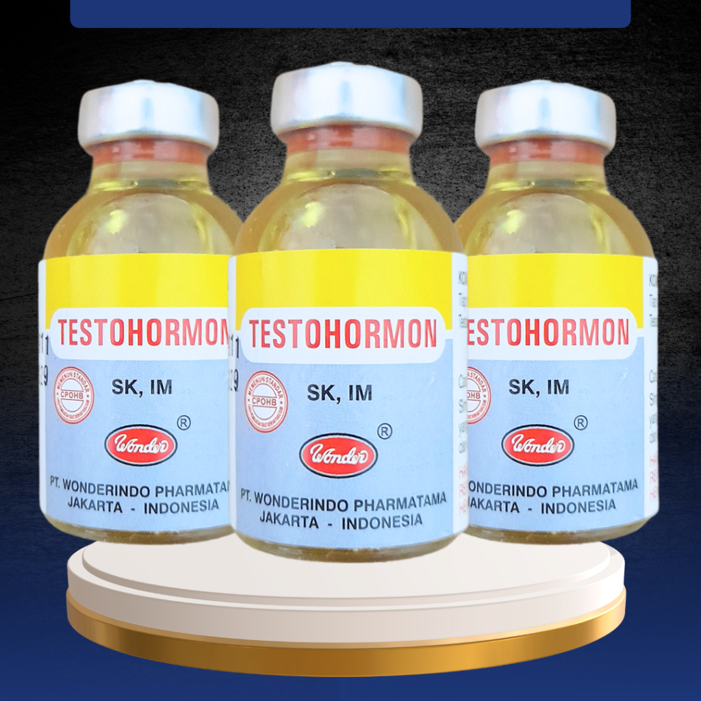 TESTOHORMON 20 ML WONDER - Mengatasi Gangguan Dan Memperbaiki Reproduksi Hewan.