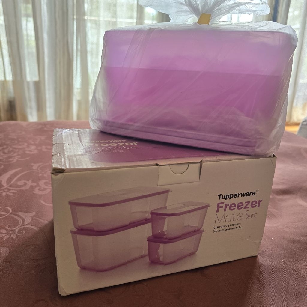 [BARU] TUPPERWARE Freezermate set - ungu (4pcs)