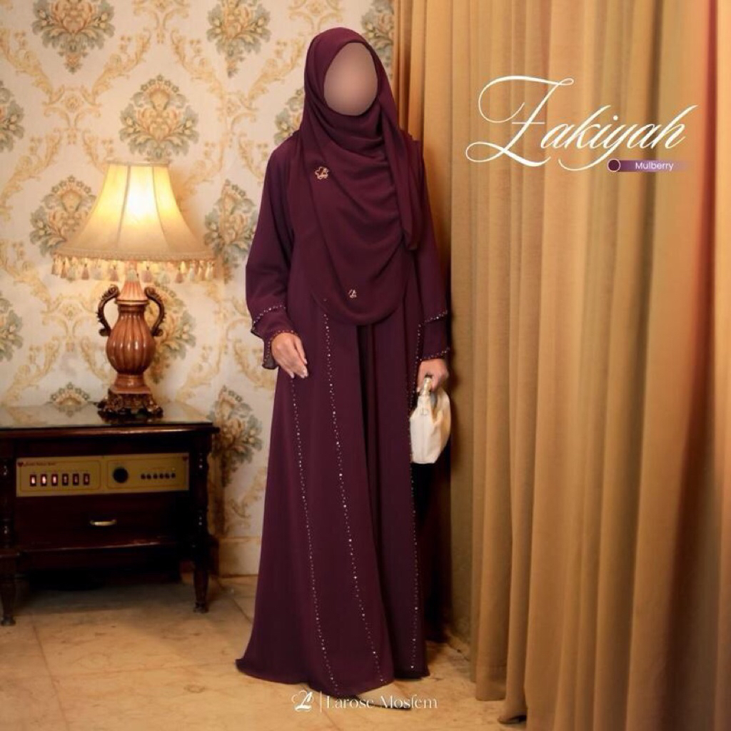 Larose moslem - abaya muslim busui friendly kekinian terbaru