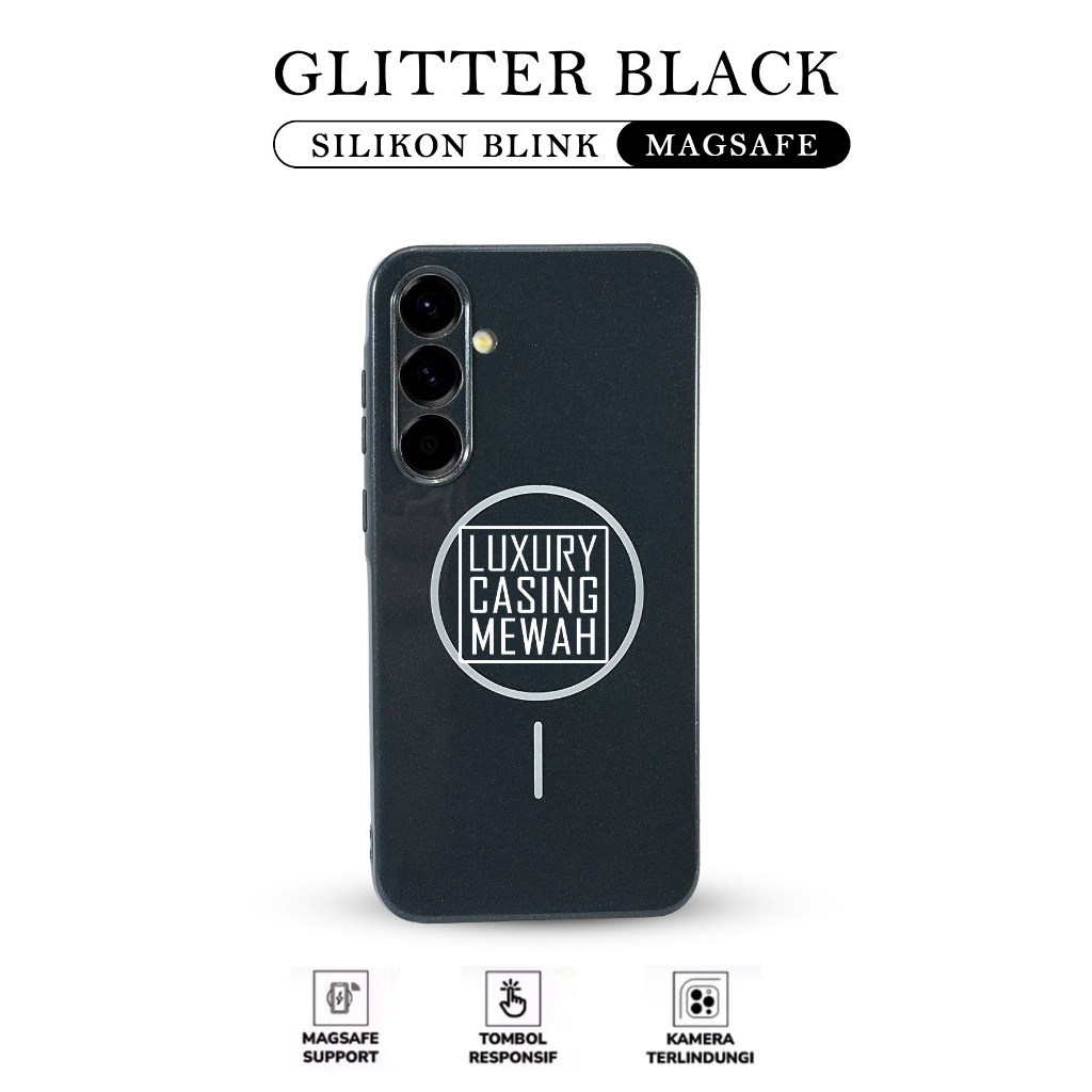 Case Magsafe Magnetic Glitter Case for Samsung A37 5G Samsung A57 5G Samsung A33 5G Samsung A34 5G S