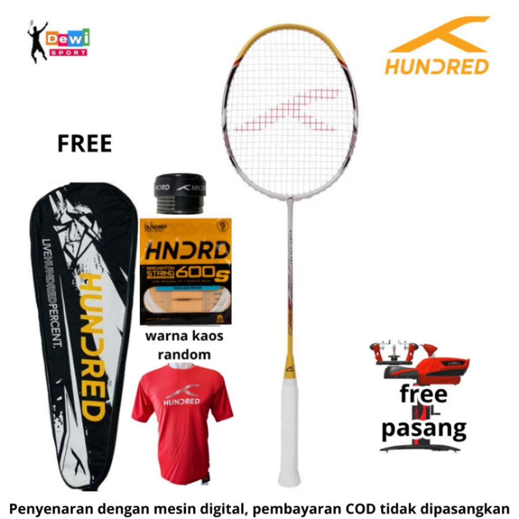 Raket Badminton HUNDRED ATOMIC X38 PWR