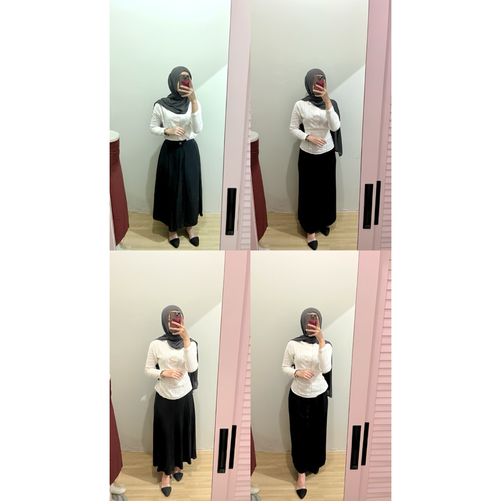 Rok hitam (preloved)