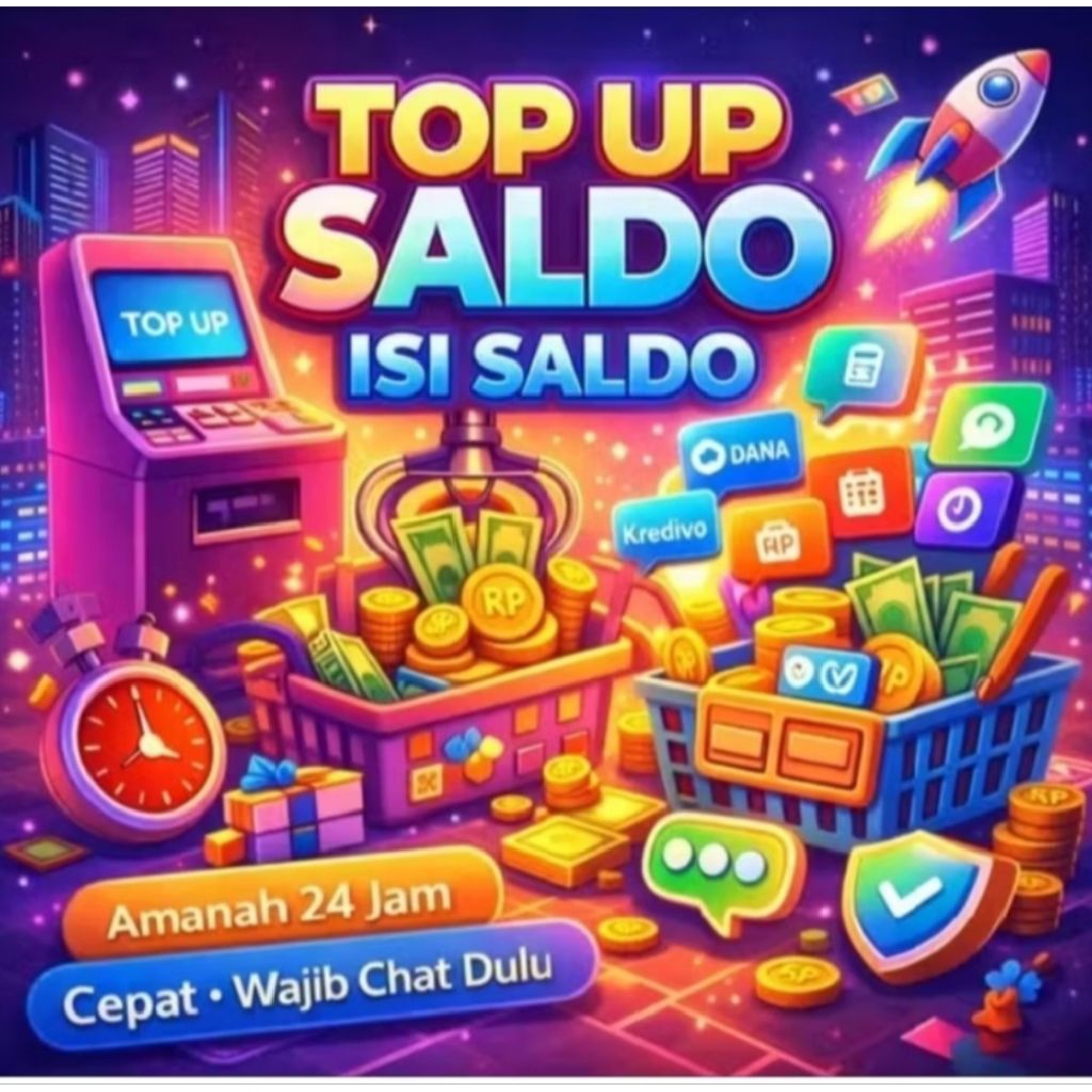 Terbaik TOP Saldo UP Dan Ewallet ISI Saldo Cepat Terpercaya DANA 24 Jam TOP ALL