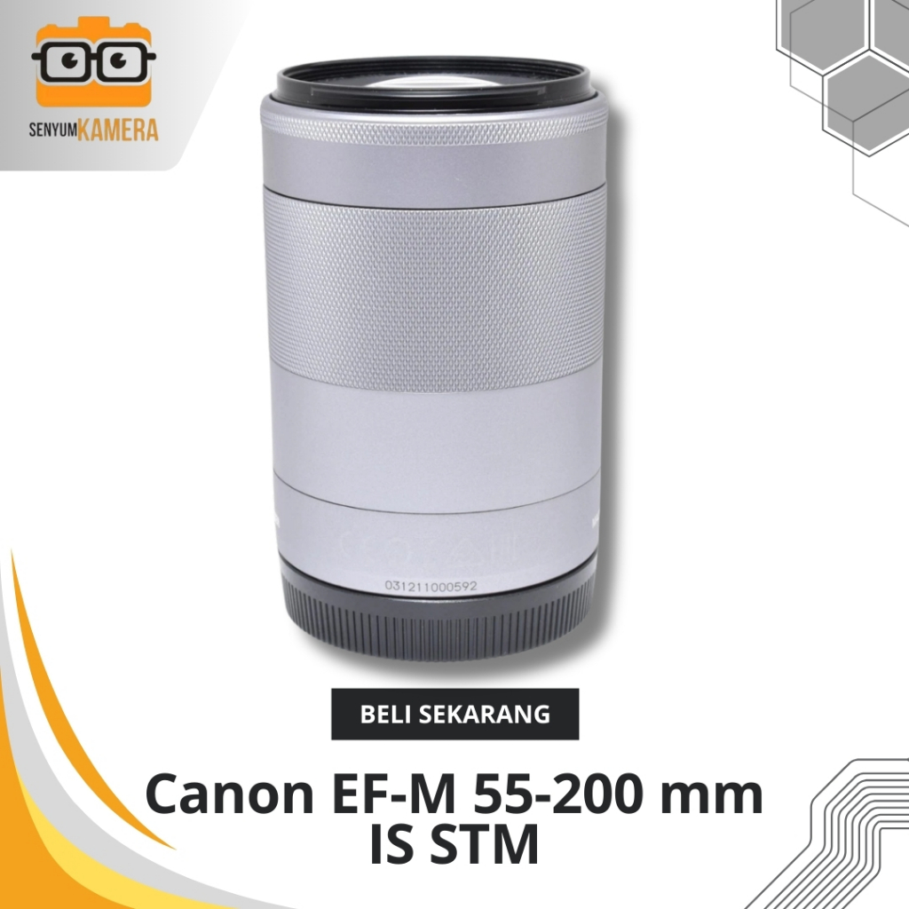 LENSA CANON EF-M 55–200MM IS STM – TELEPHOTO TAJAM UNTUK CANON MIRRORLESS