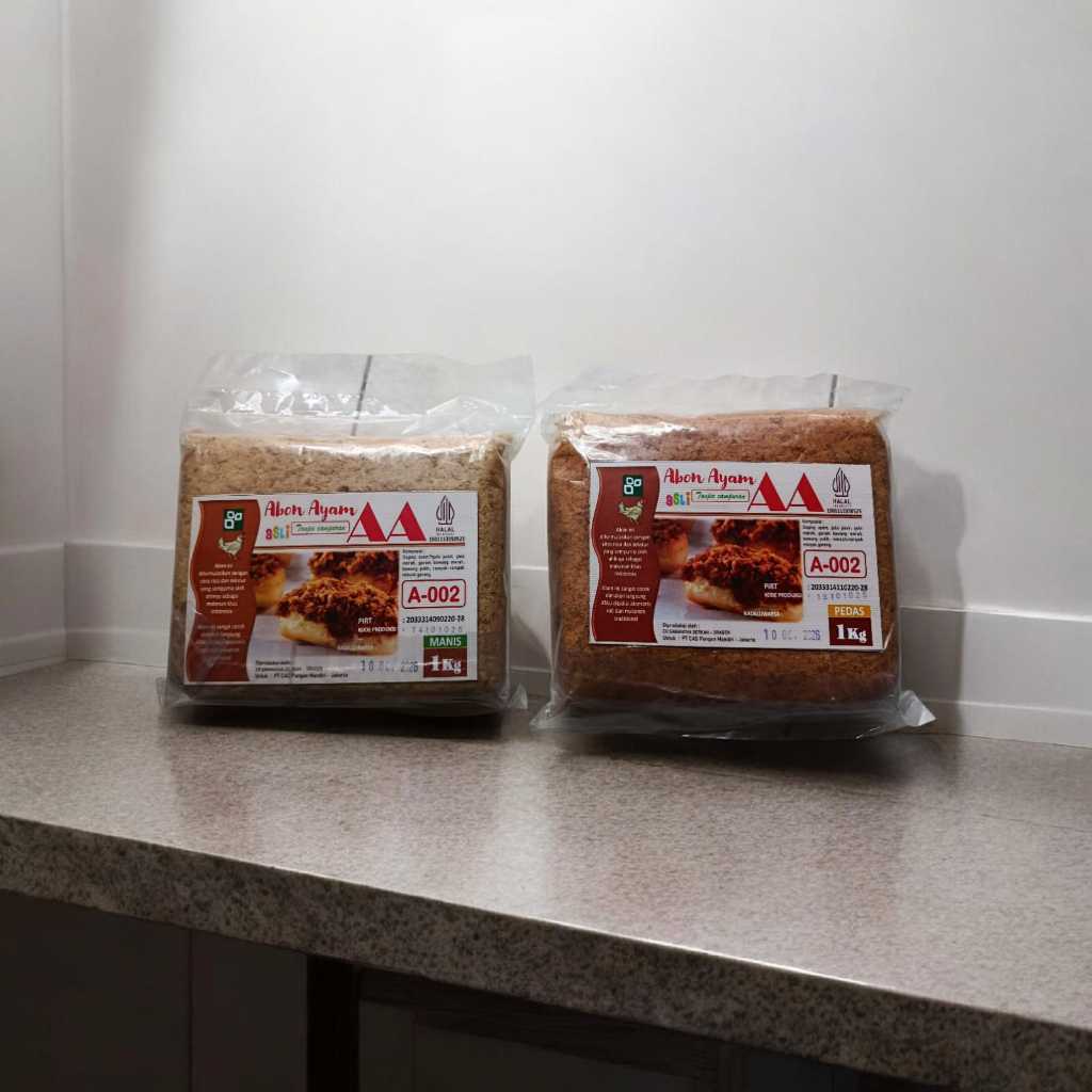 Abon Ayam Asli Super Raos (AA - 002) Premium Kemasan 1kg