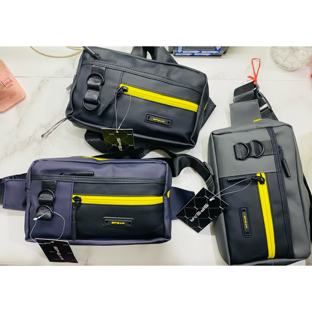 TAS SELEMPANG PRIA SPEAR ORIGINAL BAHAN BIMO WATERPROFF ANTI AIR ORIGINAL