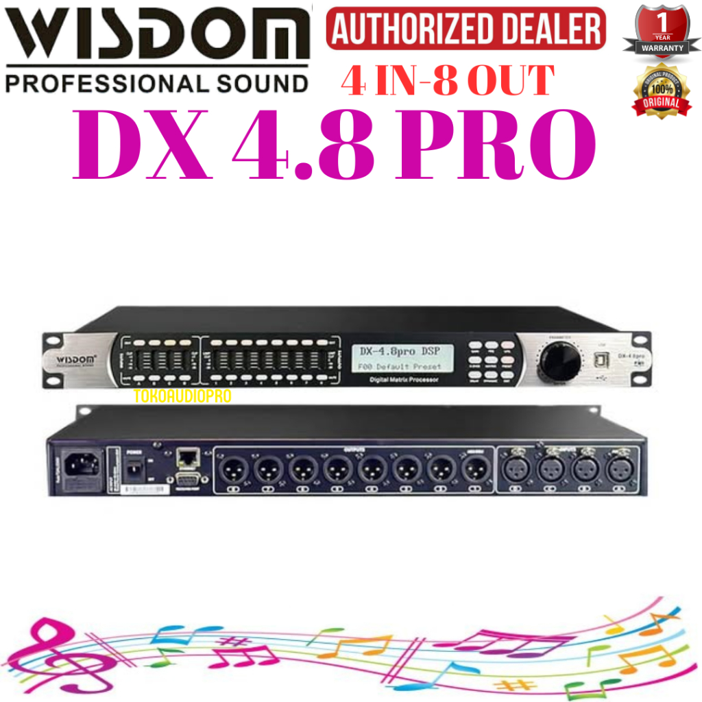 Wisdom DX4.8PRO FIR Speaker DLMS FIR Speaker Management Original Wisdom DX-4.8-PRO-FIR DX48Pro   DX-