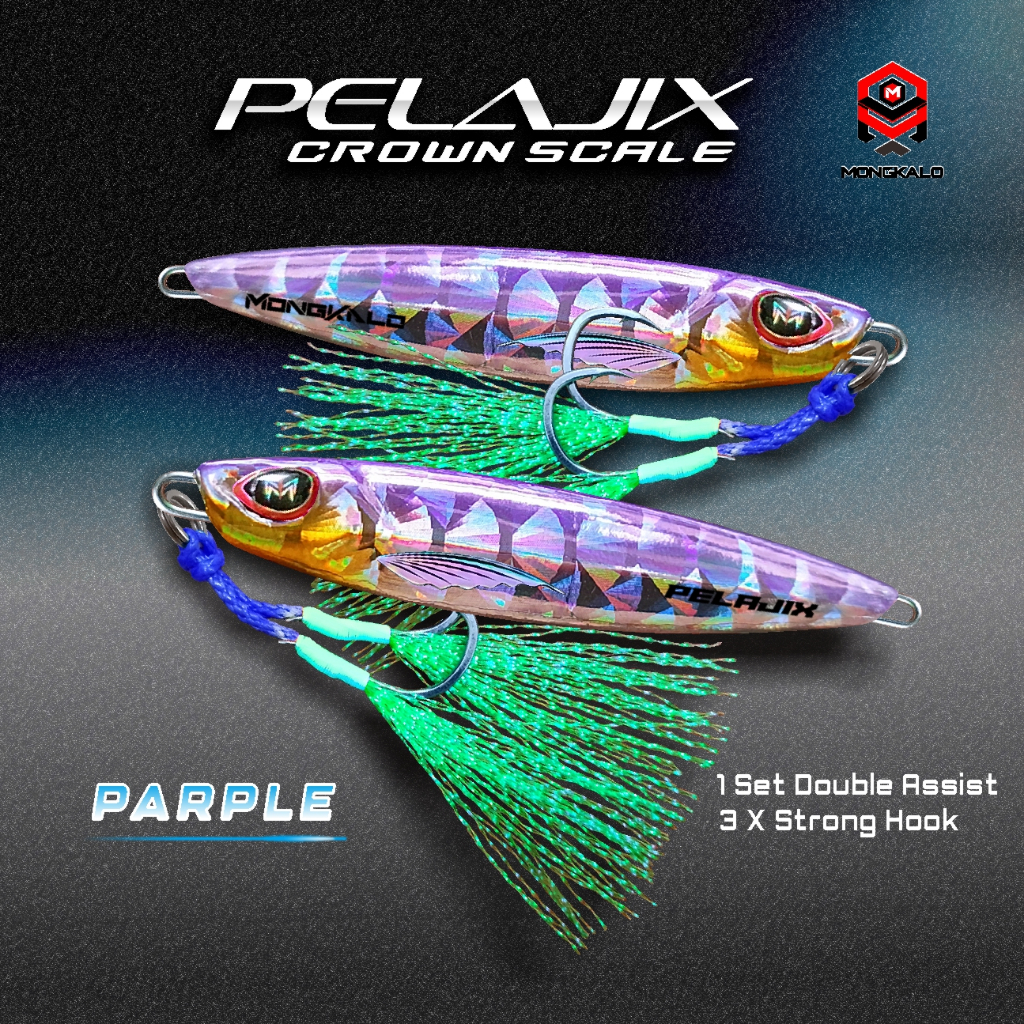 Mongkalo Pelajix Kipas noGID noMotif Candy 60 Ungu