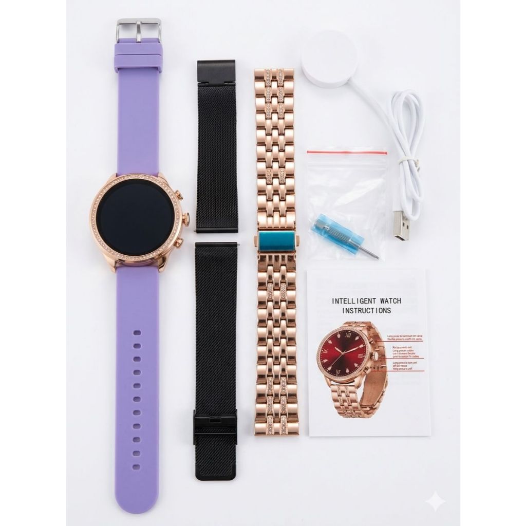 Smartwatch Gen9 2 Tali Rantai Rubber Bluetooth Call Tekanan Darah Detak Jantung 19 Bahasa Kamera Get