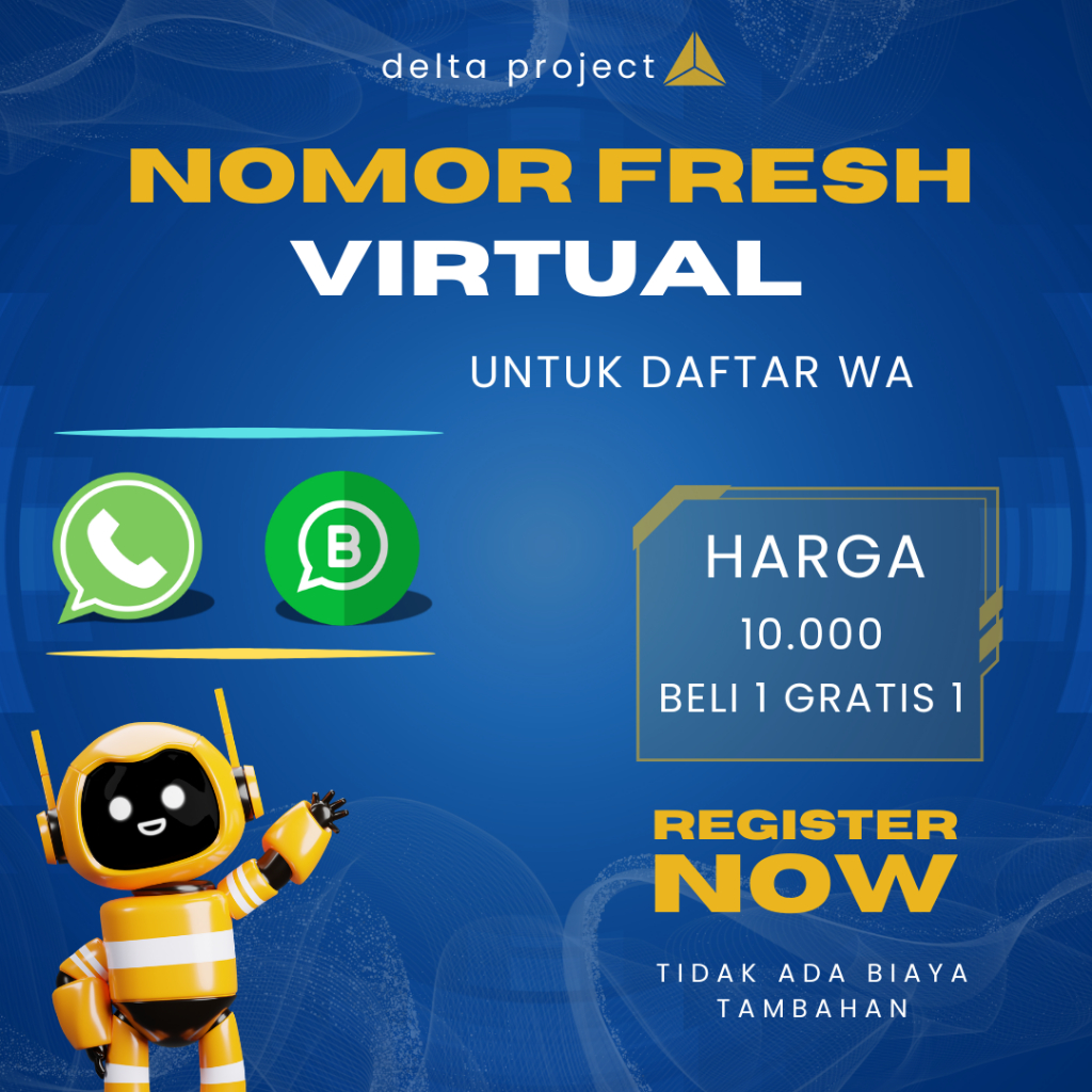 Nomor Virtual WhatsApp Personal & Bisnis Resmi