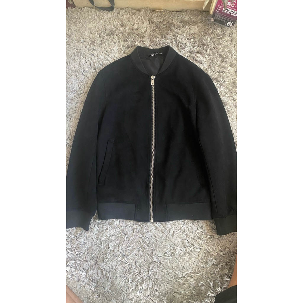 Bomber zara warna hitam