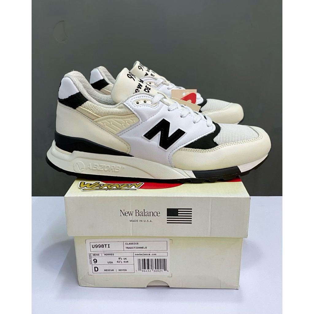 Teddy Santis x New Balance 998 Made In USA White U998TI (Original Resmi BNIB)