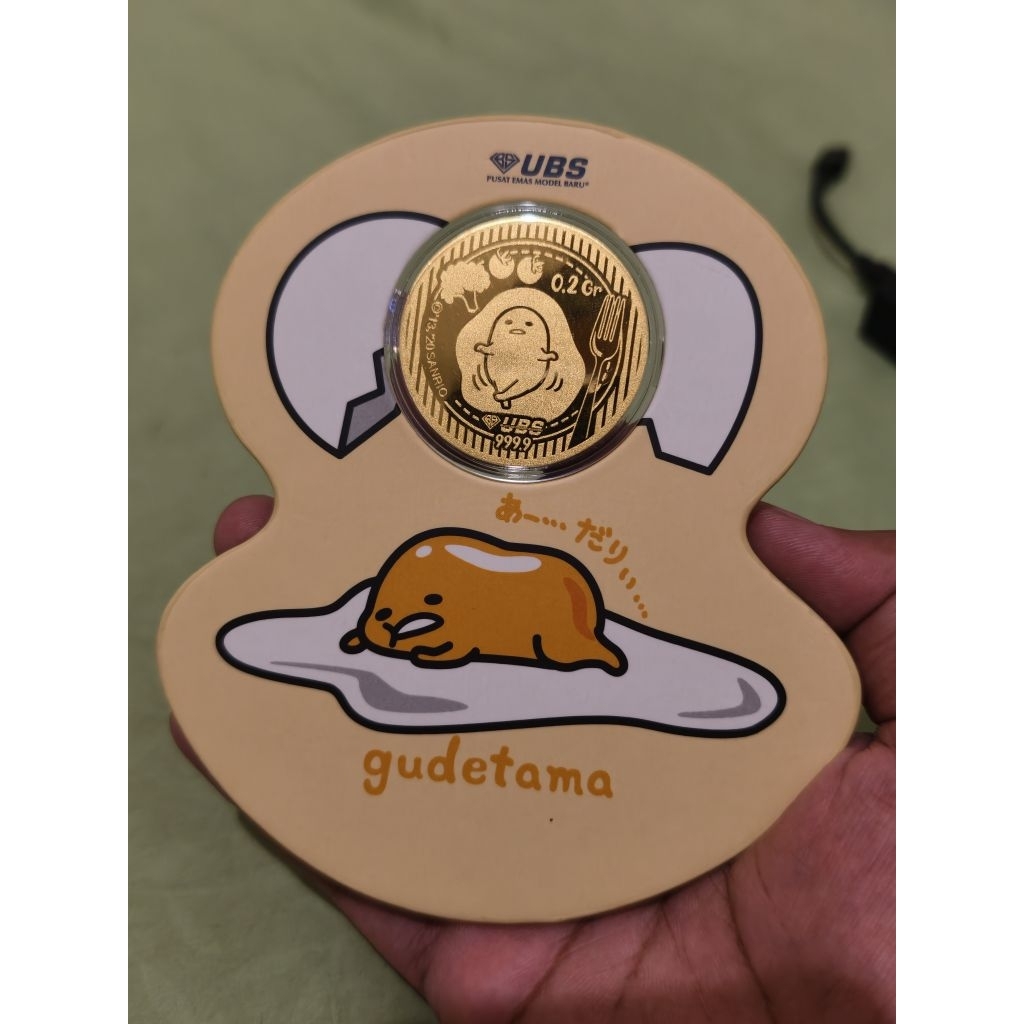 UBS Gold Gudetama Special Edition 0.2gr