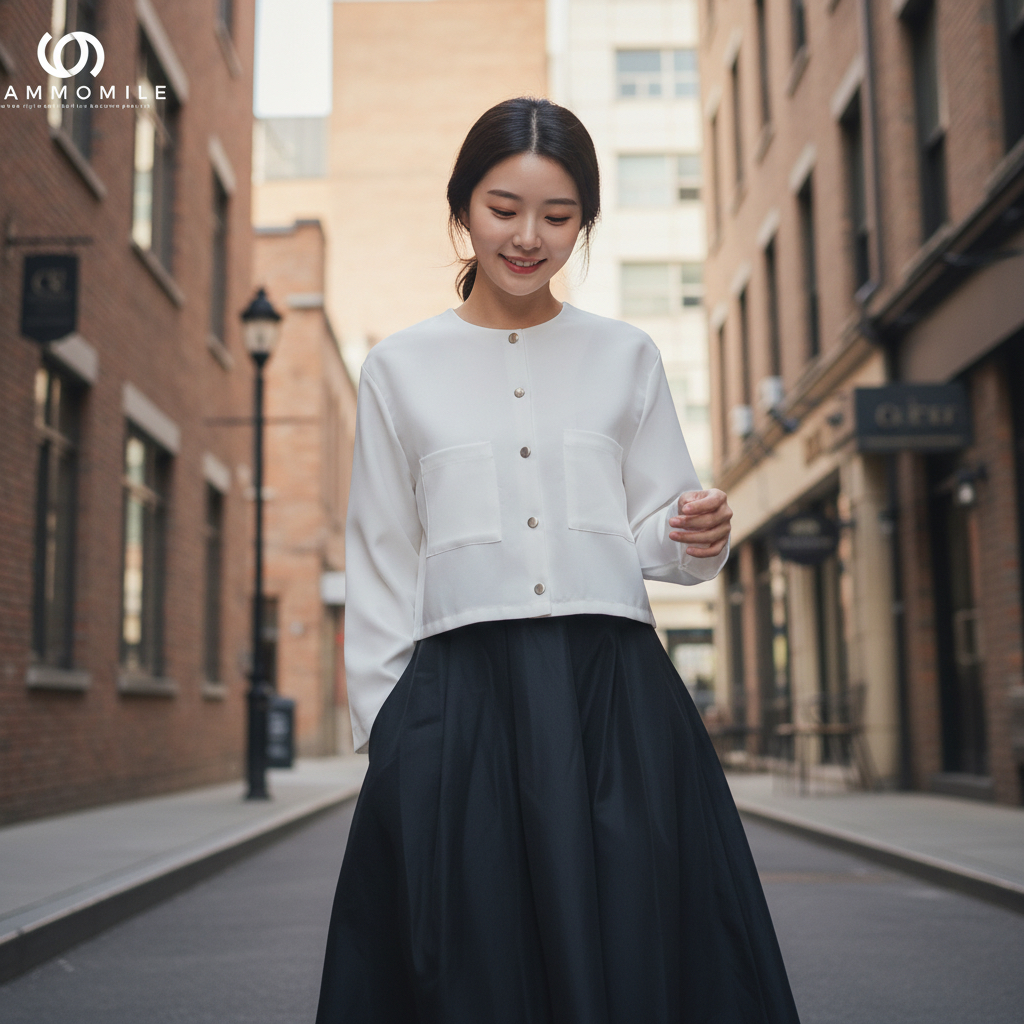 Cammomile NICOLE Jaket wanita Polycotton