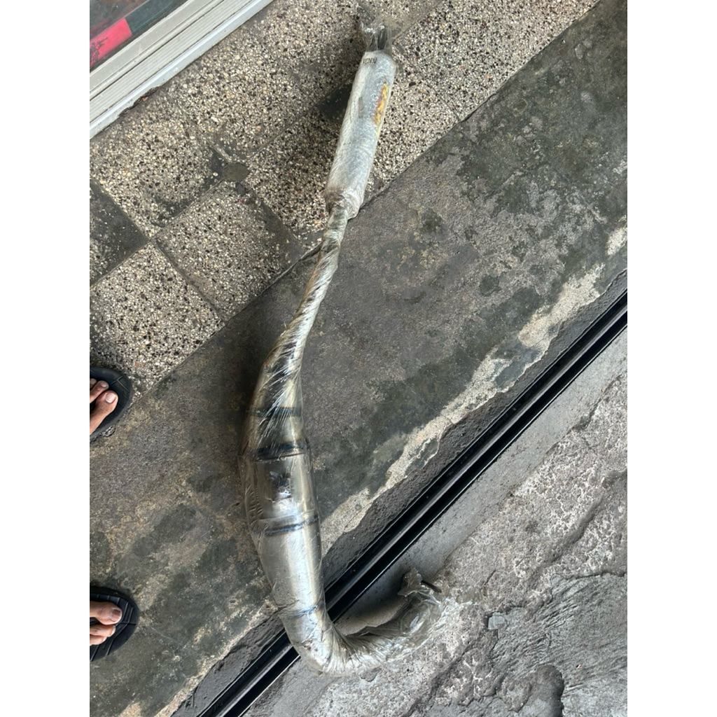 knalpot racing Ninja RR 2tak lawas Merk HRP Hendriansyah Racing Produk Kondisi baru stok lama NOS (n