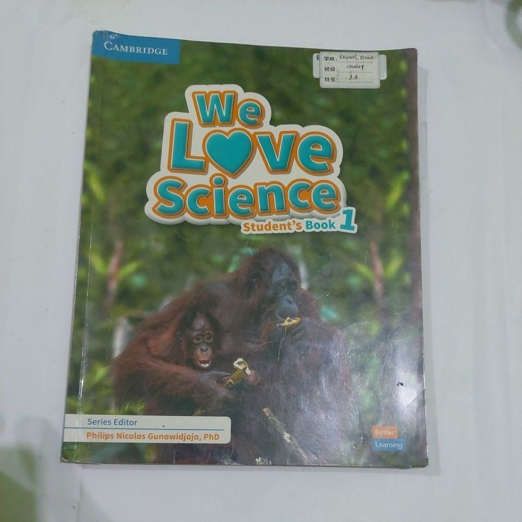 WE LOVE SCIENCE STUDENTS BOOK 1