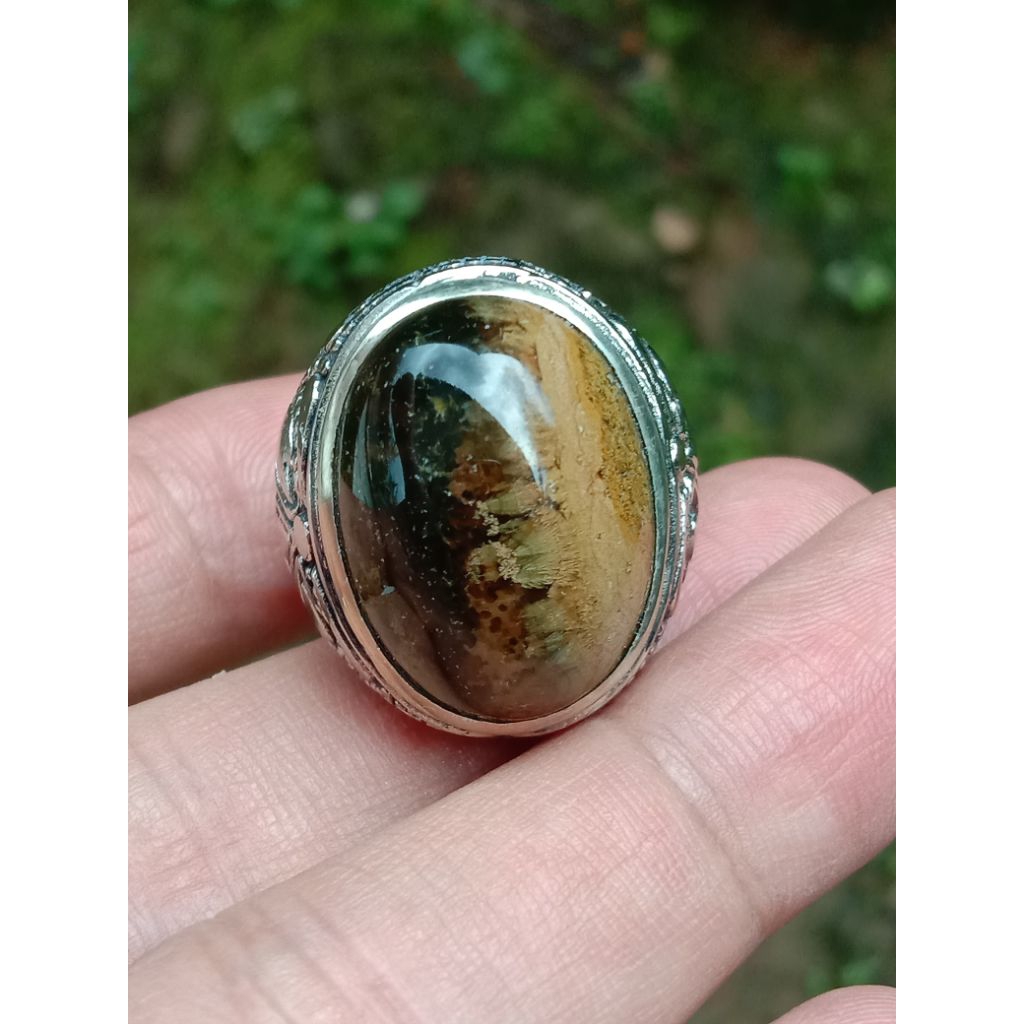 CINCIN BATU AKIK PWE IJO LUMuT