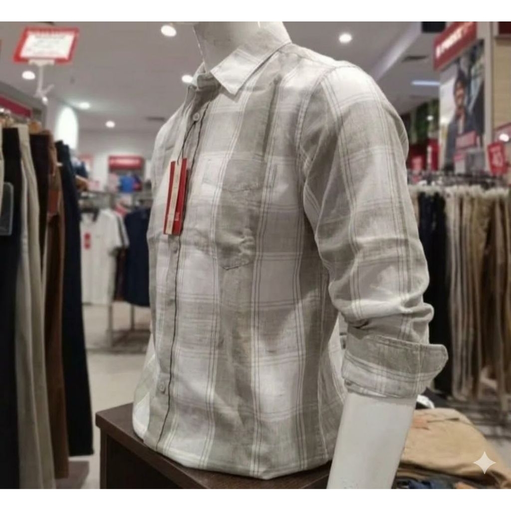 KEMEJA PRIA LENGAN PANJANG GABRIELLE JEANS REGULER FIT