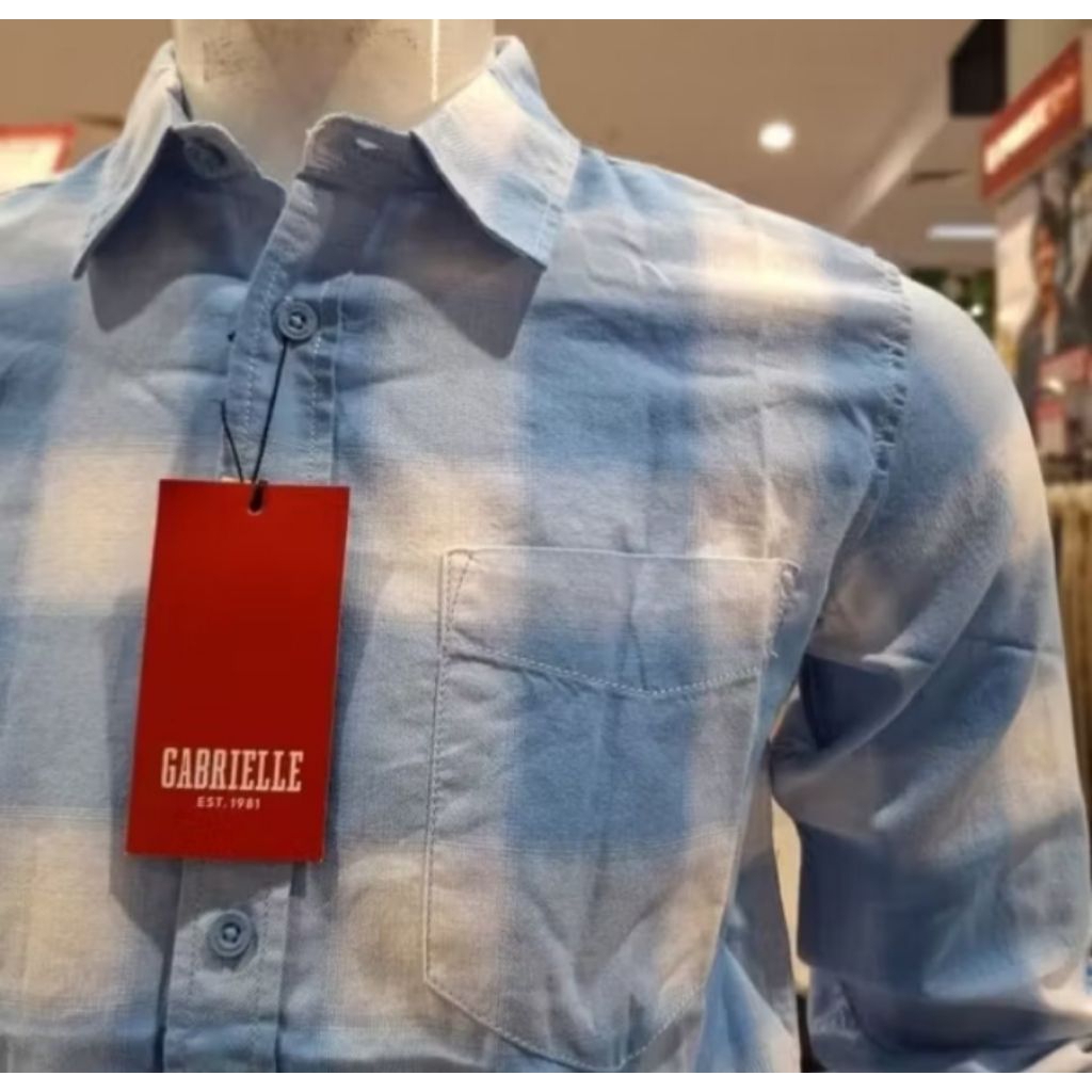 KEMEJA PRIA LENGAN PANJANG REGULER FIT GABRIELLE JEANS
