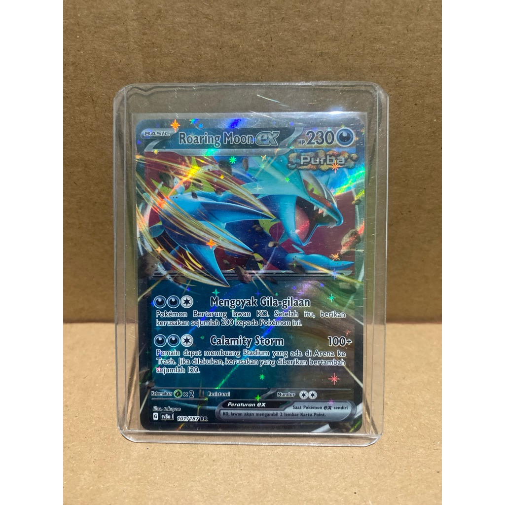 Kartu Pokemon Roaring Moon EX RR