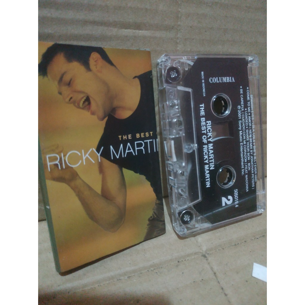 Ricky Martin Audio Cassette Tape