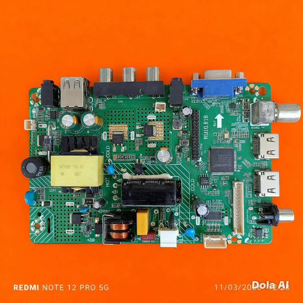 mb Mainboard asli cabutan universal ke led tv cina ICHIK0 ikedo dll 32 in  inch