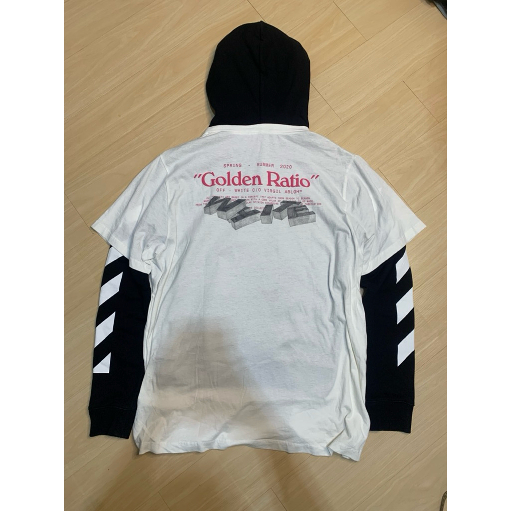 Authentic Off White Golden Ratio Hoodie