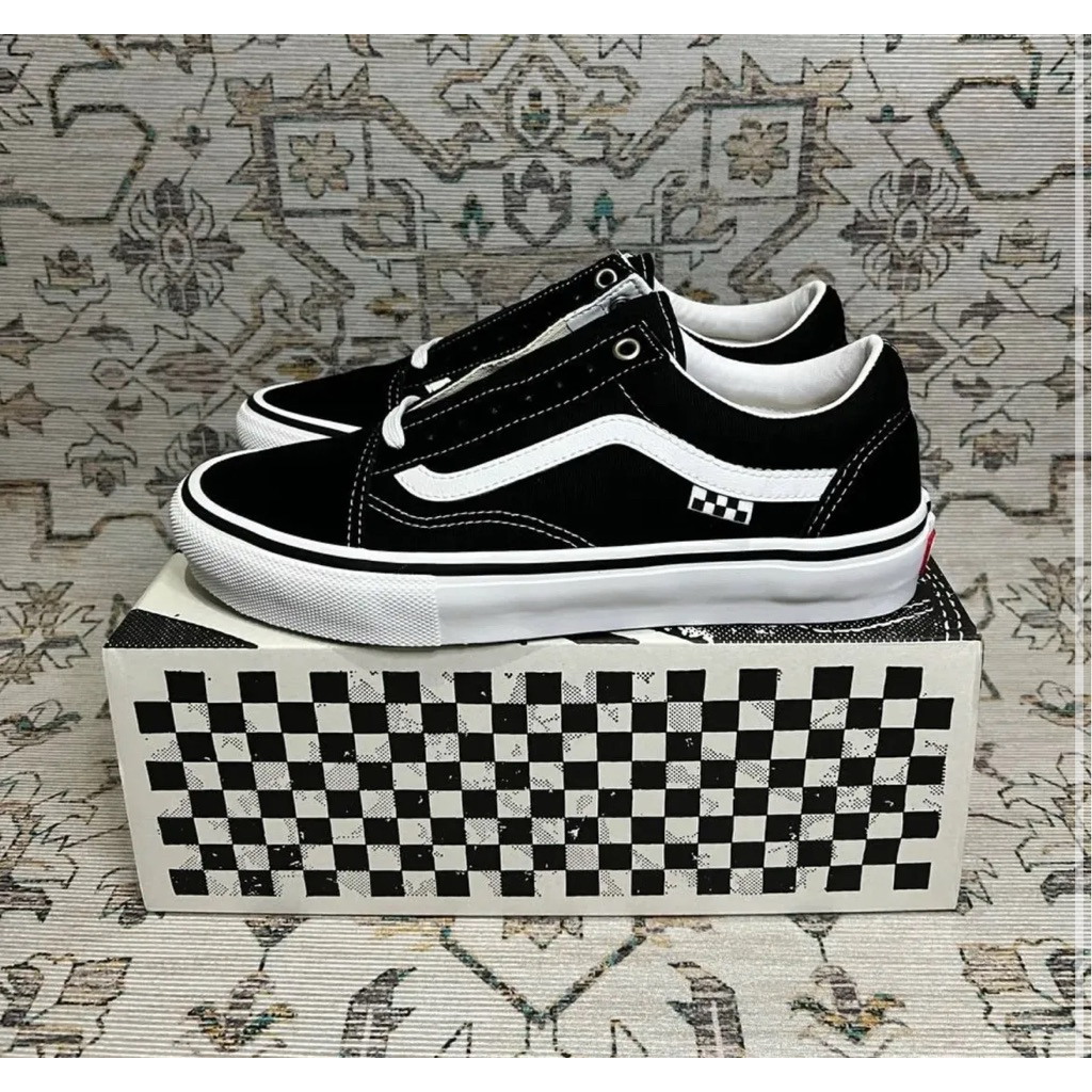 VANS OLD SKOOL SKATE BLACK WHITE ORIGINAL