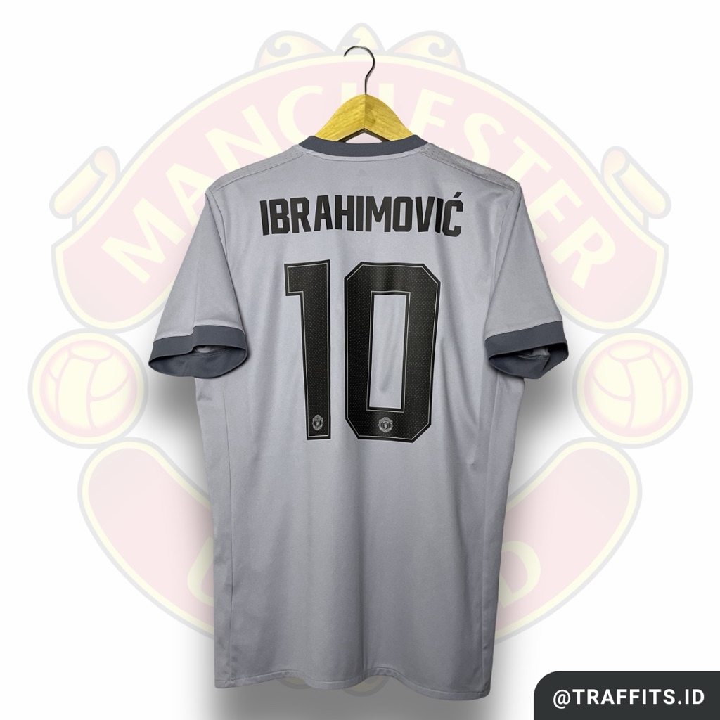 Jersey Manchester United Third Kit 17/18 Zlatan Ibrahimovic Original Size M