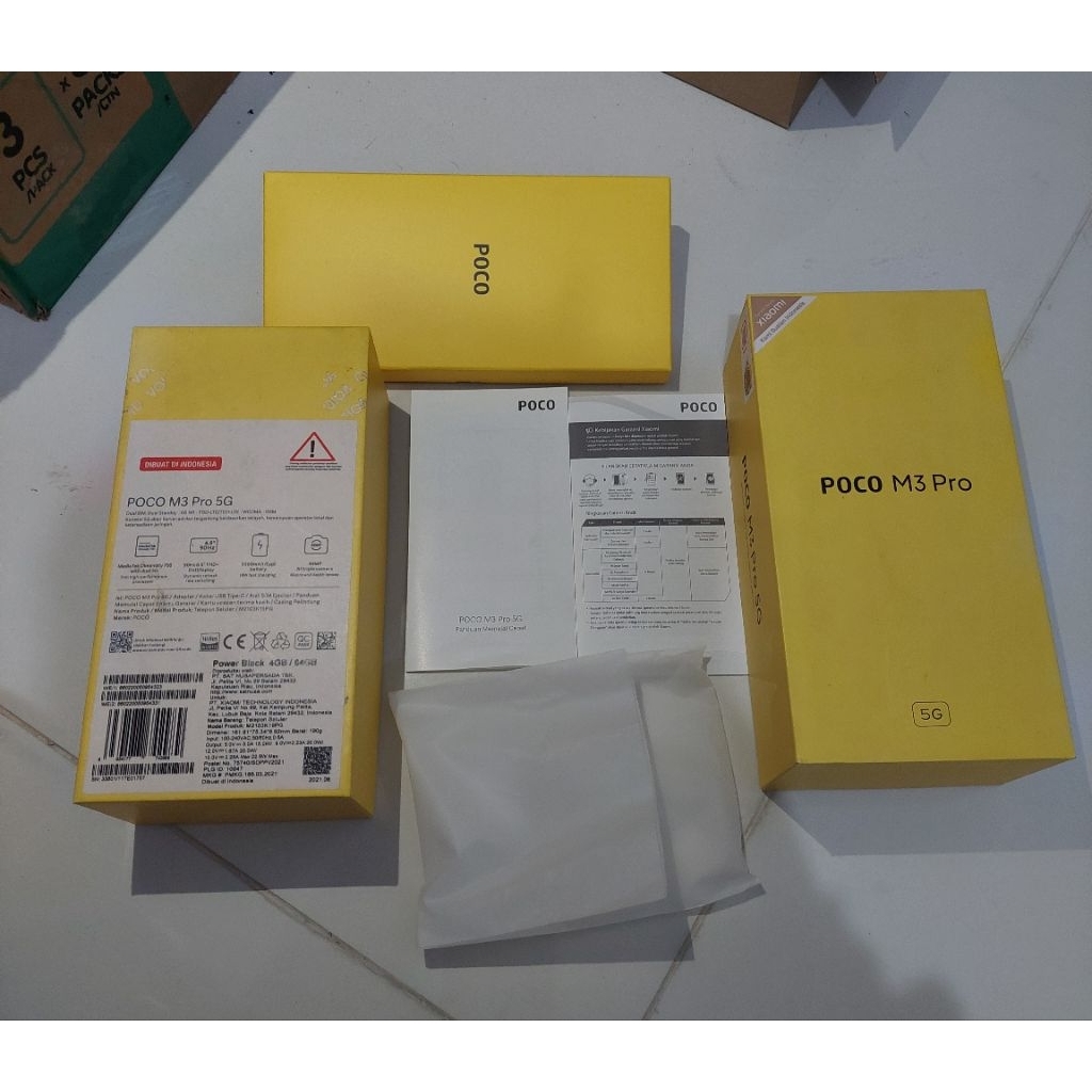 DUS BOX POCO M3 PRO 5G BEKAS ORI COPOTAN ASLI