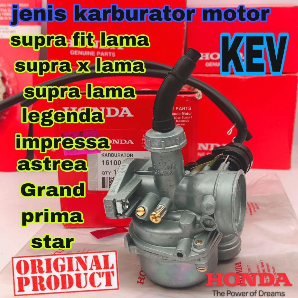 KEV KARBURATOR HONDA ORIGINAL grand legenda SUPRA LAMA Prima SUPRA FIT LAMA supra fit lama supra x l