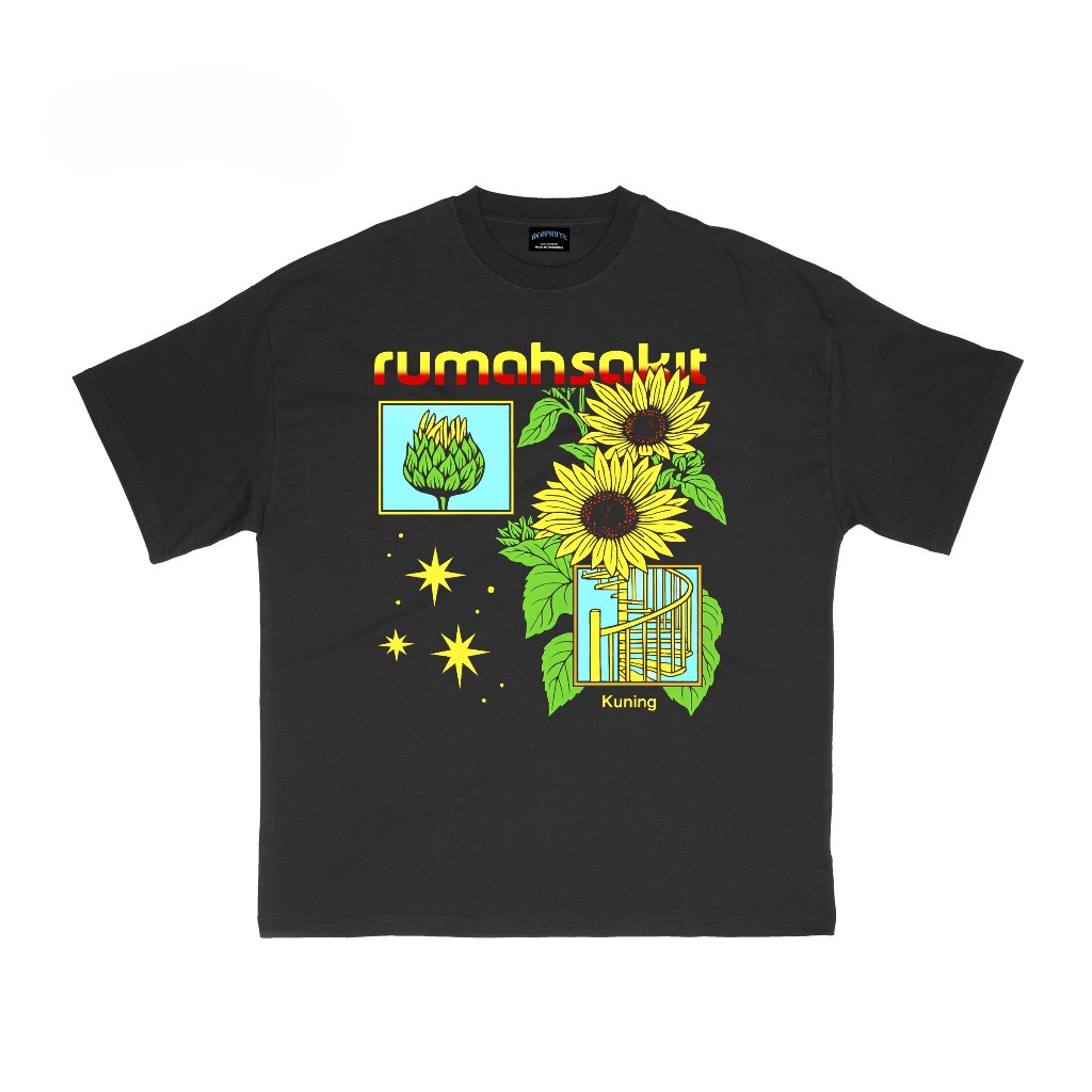 Tshirt Kaos Band RUMAH SAKIT - KUNING | Kaos Band | Kaos Band Rumah Sakit | Kaos Band Pop | Kaos Ban